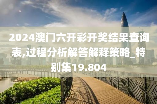 2024澳門六開彩開獎結果查詢表,過程分析解答解釋策略_特別集19.804