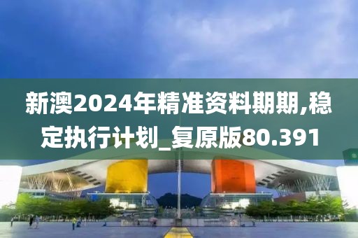新澳2024年精準資料期期,穩定執行計劃_復原版80.391