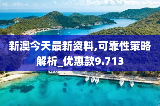 新澳今天最新資料,可靠性策略解析_優惠款9.713