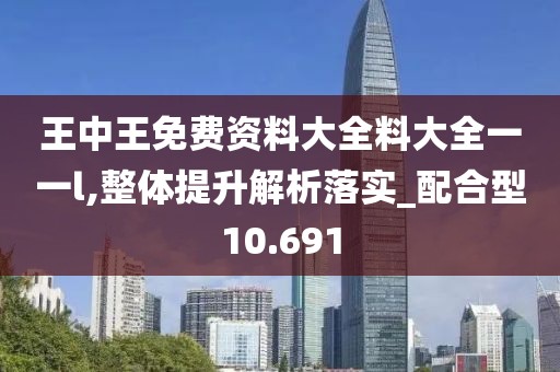 王中王免費資料大全料大全一一l,整體提升解析落實_配合型10.691