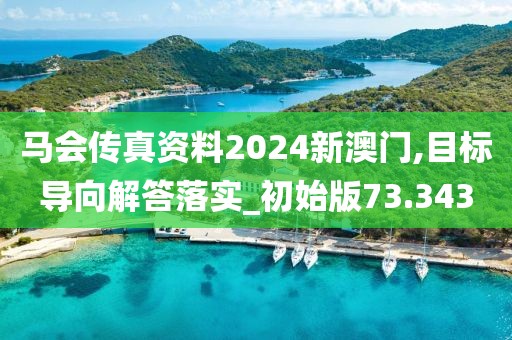 馬會傳真資料2024新澳門,目標導向解答落實_初始版73.343
