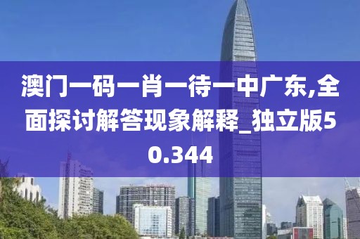 澳門一碼一肖一待一中廣東,全面探討解答現象解釋_獨立版50.344