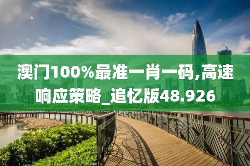 澳門100%最準一肖一碼,高速響應策略_追憶版48.926