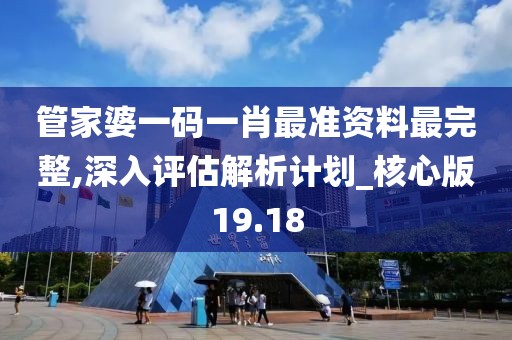 管家婆一碼一肖最準資料最完整,深入評估解析計劃_核心版19.18