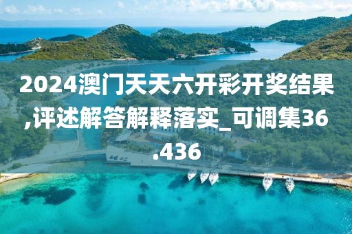 2024澳門天天六開彩開獎結果,評述解答解釋落實_可調集36.436
