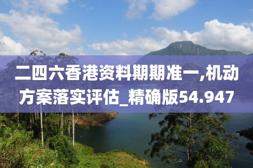 二四六香港資料期期準一,機動方案落實評估_精確版54.947
