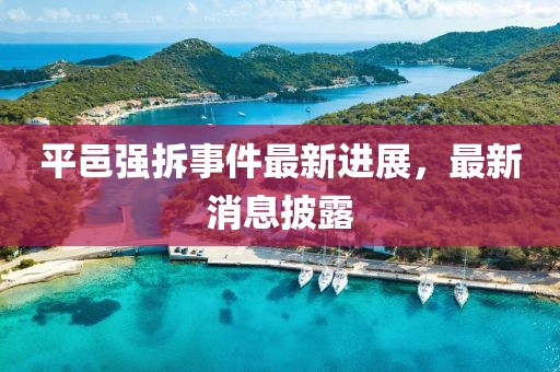 平邑強拆事件最新進展，最新消息披露