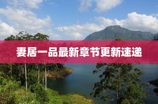 妻居一品最新章節更新速遞