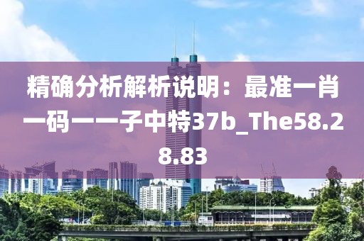 精確分析解析說明：最準一肖一碼一一子中特37b_The58.28.83
