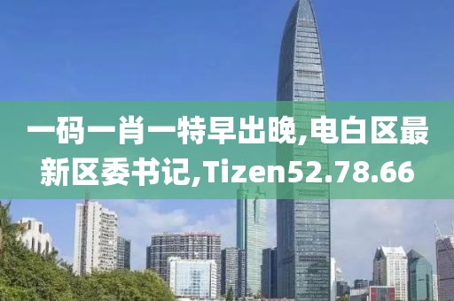 一碼一肖一特早出晚,電白區最新區委書記,Tizen52.78.66
