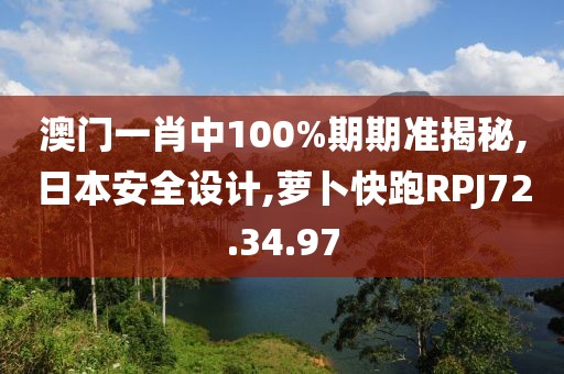 澳門一肖中100%期期準揭秘,日本安全設計,蘿卜快跑RPJ72.34.97
