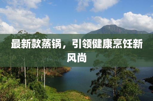 最新款蒸鍋，引領健康烹飪新風尚
