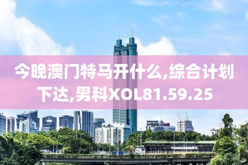 今晚澳門特馬開什么,綜合計劃下達,男科XOL81.59.25