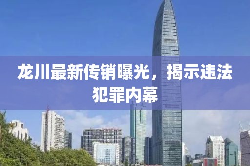 龍川最新傳銷曝光，揭示違法犯罪內幕