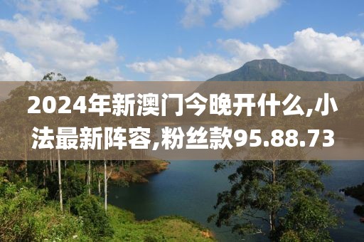 2024年新澳門今晚開什么,小法最新陣容,粉絲款95.88.73