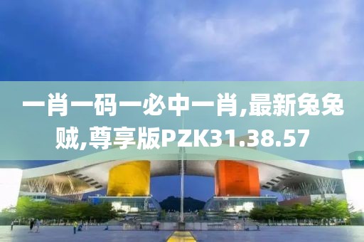 一肖一碼一必中一肖,最新兔兔賊,尊享版PZK31.38.57