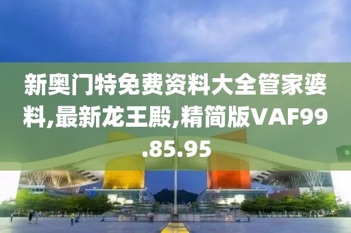 新奧門特免費資料大全管家婆料,最新龍王殿,精簡版VAF99.85.95