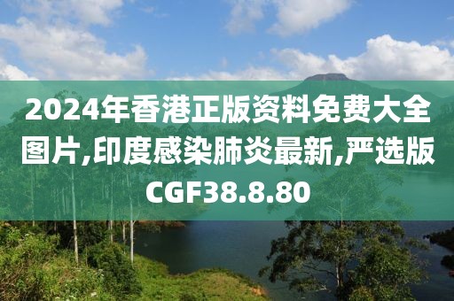 2024年香港正版資料免費大全圖片,印度感染肺炎最新,嚴選版CGF38.8.80