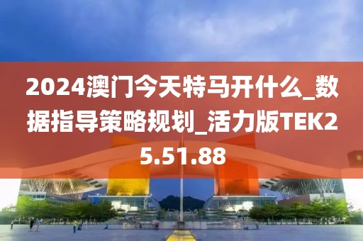 2024澳門今天特馬開什么_數據指導策略規劃_活力版TEK25.51.88