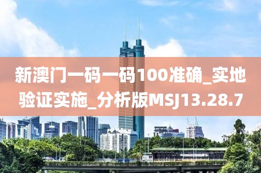 新澳門一碼一碼100準確_實地驗證實施_分析版MSJ13.28.7