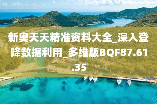 新奧天天精準資料大全_深入登降數據利用_多維版BQF87.61.35