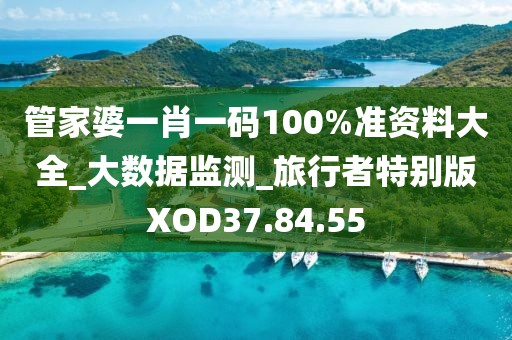 管家婆一肖一碼100%準資料大全_大數據監測_旅行者特別版XOD37.84.55