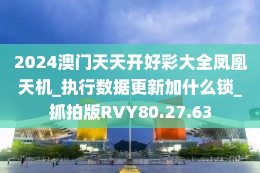 2024澳門天天開好彩大全鳳凰天機_執行數據更新加什么鎖_抓拍版RVY80.27.63
