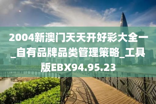 2004新澳門天天開好彩大全一_自有品牌品類管理策略_工具版EBX94.95.23