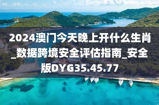 2024澳門今天晚上開什么生肖_數據跨境安全評估指南_安全版DYG35.45.77