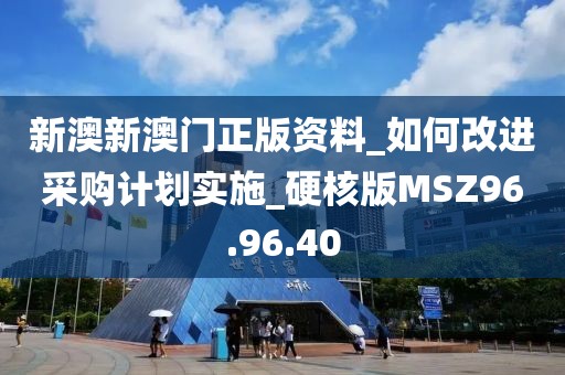 新澳新澳門正版資料_如何改進采購計劃實施_硬核版MSZ96.96.40
