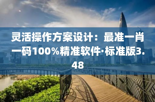 靈活操作方案設計：最準一肖一碼100%精準軟件·標準版3.48