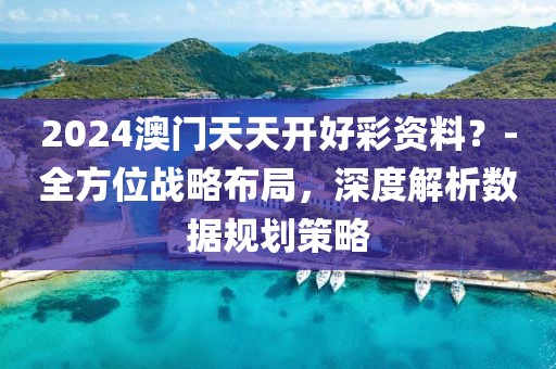 2024澳門天天開好彩資料？-全方位戰略布局，深度解析數據規劃策略