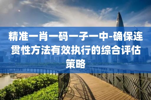 精準一肖一碼一子一中-確保連貫性方法有效執行的綜合評估策略