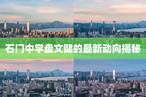 石門中學盤文健的最新動向揭秘