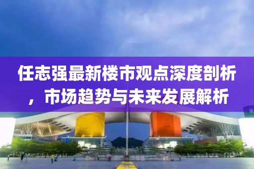 任志強最新樓市觀點深度剖析，市場趨勢與未來發展解析