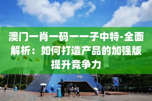 澳門一肖一碼一一子中特-全面解析：如何打造產品的加強版提升競爭力