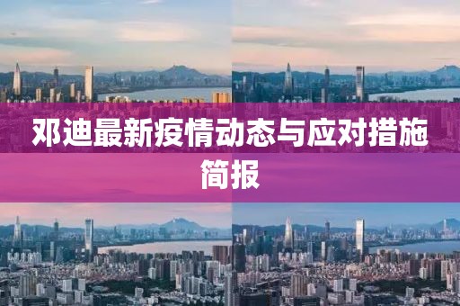 鄧迪最新疫情動態與應對措施簡報