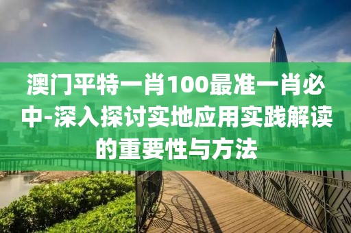 澳門平特一肖100最準一肖必中-深入探討實地應用實踐解讀的重要性與方法
