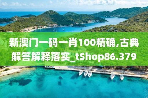 新澳門一碼一肖100精確,古典解答解釋落實_tShop86.379