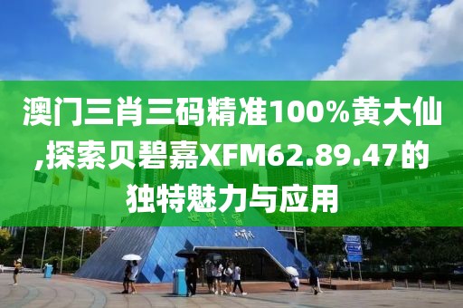 澳門三肖三碼精準100%黃大仙,探索貝碧嘉XFM62.89.47的獨特魅力與應用