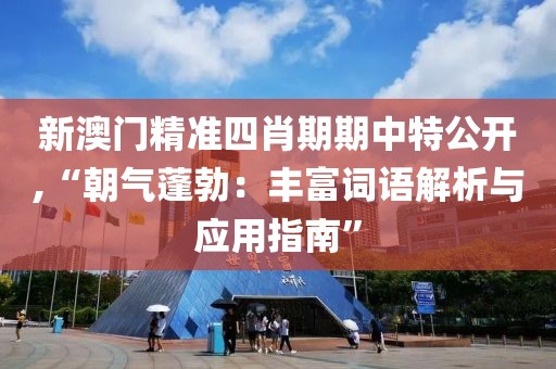 新澳門精準四肖期期中特公開,“朝氣蓬勃：豐富詞語解析與應用指南”