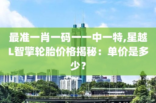 最準一肖一碼一一中一特,星越L智擎輪胎價格揭秘：單價是多少？