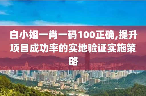 白小姐一肖一碼100正確,提升項目成功率的實地驗證實施策略