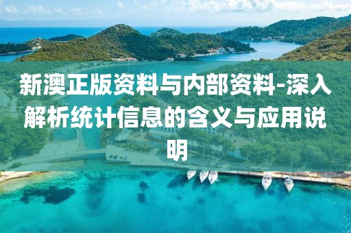 新澳正版資料與內部資料-深入解析統計信息的含義與應用說明