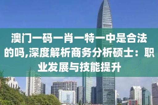 澳門一碼一肖一特一中是合法的嗎,深度解析商務分析碩士：職業發展與技能提升