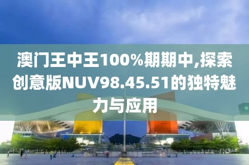 澳門王中王100%期期中,探索創意版NUV98.45.51的獨特魅力與應用