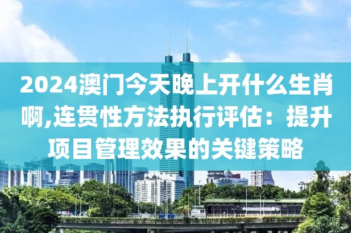 2024澳門今天晚上開什么生肖啊,連貫性方法執行評估：提升項目管理效果的關鍵策略