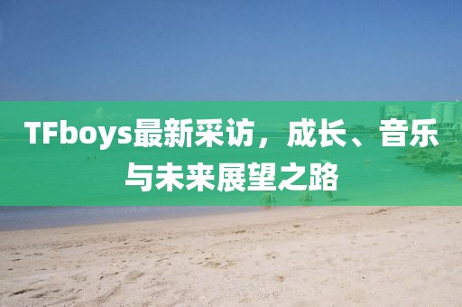 TFboys最新采訪，成長、音樂與未來展望之路