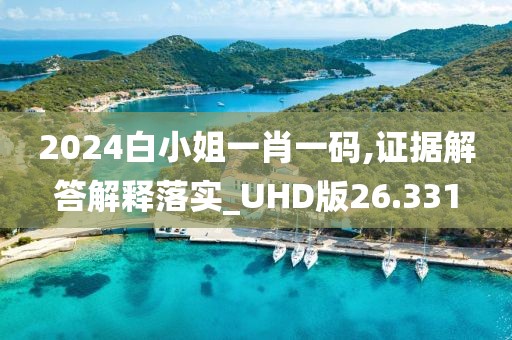 2024白小姐一肖一碼,證據解答解釋落實_UHD版26.331