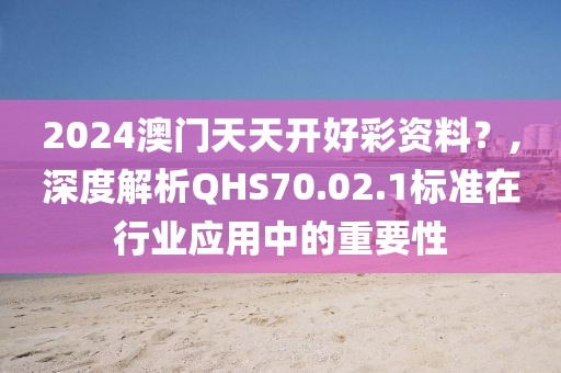 2024澳門天天開好彩資料？,深度解析QHS70.02.1標準在行業應用中的重要性